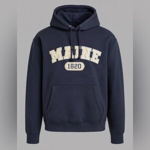 Authentic MAINE Hoodie Size Medium